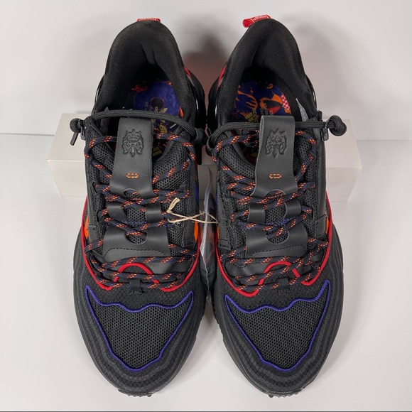 ADIDAS OZWEEGO ZIP CHINESE NEW YEAR MENS SHOES SIZE 11 BLACK RED PURPLE ORANGE - Picture 2 of 10